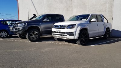 Complete lowering kit for Volkswagen Amarok from 2011-2020
