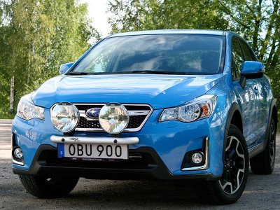 Aluminum extra light bracket for Subaru XV from 2016-2017