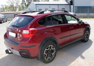 Roof rails Subaru XV from year 2012-2017