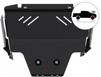 Skid Plate in Steel for Subaru Forester from 2013-