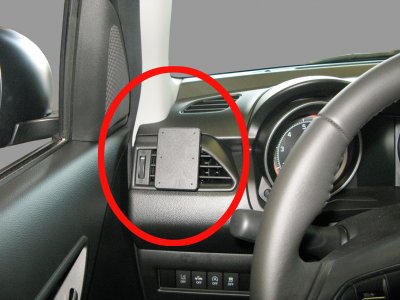 Mobile phone holder Suzuki Swift from 2017-
