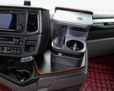 Coffee Table for KIRK Coffee Machine Scania S-Series from 2016 – Practical Storage Surface