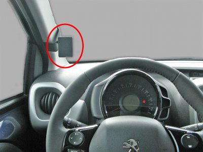 Mobile phone holder Toyota Aygo from 2014-2021