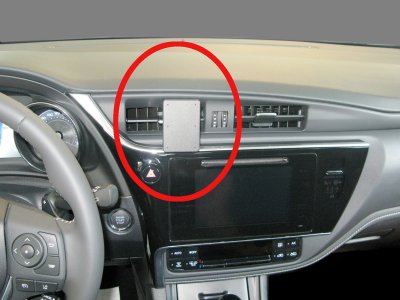 Mobile phone holder Toyota Auris from 2016-2019