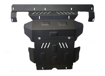 Skid plate for engine, radiator & bumper Toyota Hilux 2006-2015