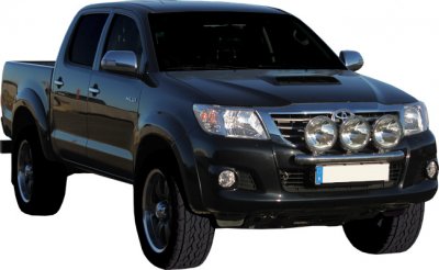 Stainless steel extra light bracket for Toyota Hilux 2012-2015