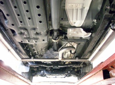 Sports exhaust system sidepipes 2x76 mm for Toyota Hilux from 2006-