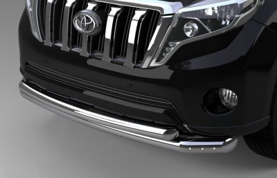 Double bull bar with LED position lights for Toyota Land Cruiser 150 2014-