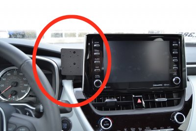 Mobile phone holder Toyota Corolla from 2019- onwards