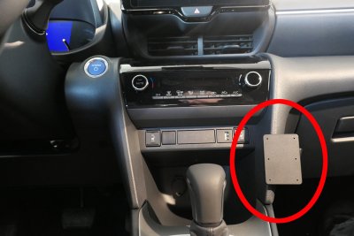 Mobile phone holder Toyota Yaris Cross from year 2021-