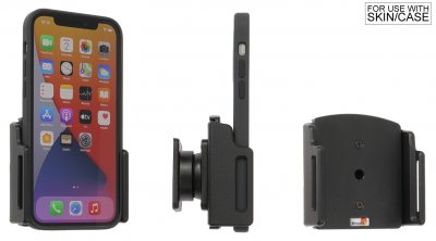 Brodit phone holder - Adjustable holder for skin | Width: 75-89 mm | Depth: 8-12 mm