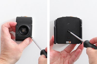 Brodit phone holder - Adjustable holder for skin | Width: 75-89 mm | Depth: 8-12 mm