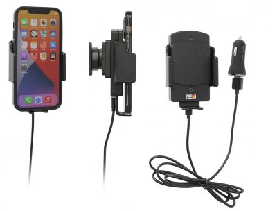 Active adjustable holder with QI charging