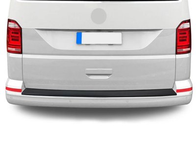 Rear guard Volkswagen Transporter T6.1 2020-2024 | Matte black | For vehicles with tailgate