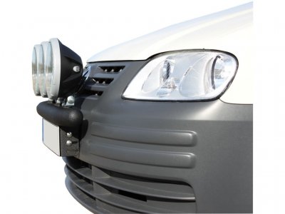 Extra light bracket in stainless steel for 3 extra lights for VW Caddy 2004-2010