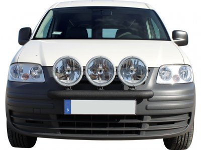 Extra light bracket in stainless steel for 3 extra lights for VW Caddy 2004-2010
