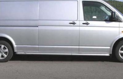 Aluminum side bars for Volkswagen Transporter T5/T6/T6.1 from 2003-2024