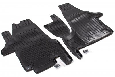 Rubber mats Transporter T6 (VW) from 2016-