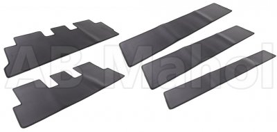 Rubber mats middle and rear row for VW Multivan T6 2016-