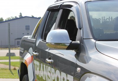 Stainless steel mirror covers for Volkswagen Amarok from 2011-/2017-