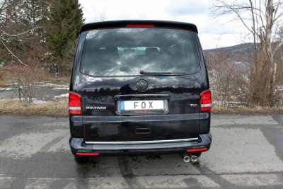 Sports exhaust system for VW Transporter T5/T6 2003-/2010-/2016-