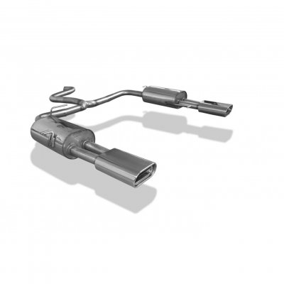 Sports exhaust system for VW Transporter T5/T6 from 2003-/2010-/2016-