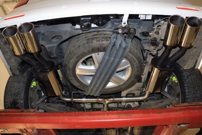 Sports exhaust system for VW Transporter T5/T6 from 2003-/2010-/2016-