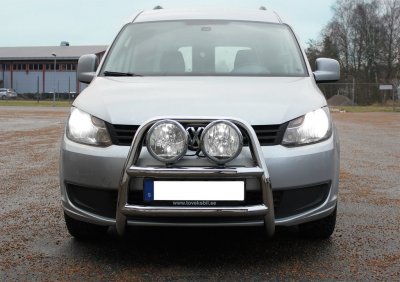 Stainless steel bull bar for Volkswagen Caddy 2004-2010