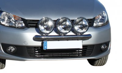 Stainless steel extra light bracket for VW Caddy 2010-2015