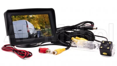 Rear view camera system 4,3" monitor incl. 1st camera for VW Transporter 2010-2015