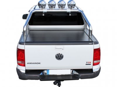 Tonneau cover Rolltop incl roll bar for VW Amarok Double Cab from 2011-/2017-