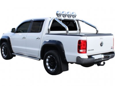 Tonneau cover Rolltop incl roll bar for VW Amarok Double Cab from 2011-/2017-