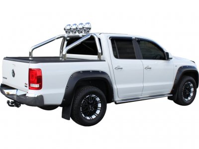 Tonneau cover Rolltop incl roll bar for VW Amarok Double Cab from 2011-/2017-