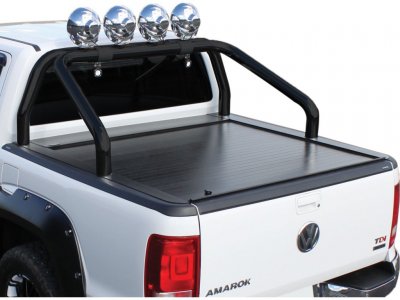 Tonneau cover Rolltop incl roll bar for VW Amarok Double Cab from 2011-/2017-