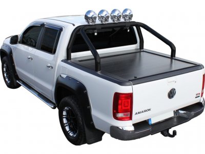 Tonneau cover Rolltop incl roll bar for VW Amarok Double Cab from 2011-/2017-