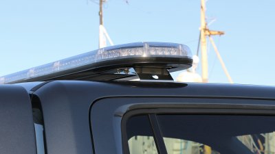 Roof brackets for warning light ramp for Volkswagen Amarok from 2011-2020