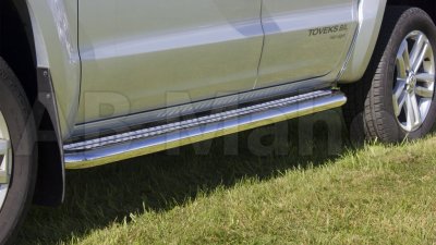 Stainless steel steps for Volkswagen Amarok from 2011-