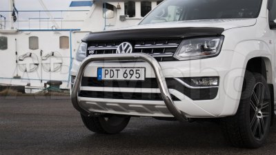 Low Stainless Steel Bull Bar for VW Amarok V6 2017-