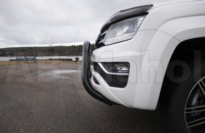 Low black painted Bull bar for VW Amarok V6 2017-