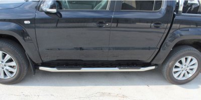 Side bars Volkswagen Amarok 2011-2020 | High-gloss polished