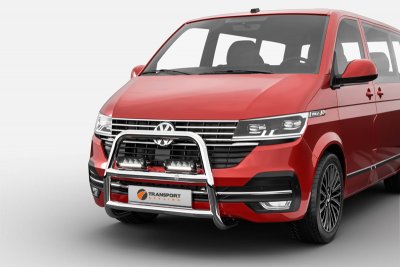 Stainless steel bull bar for Volkswagen Transporter T6.1 from 2020-2024