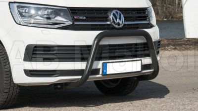 Low black bull bar for VW Transporter T6 2016-