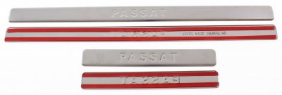 Stainless steel step guard for Volkswagen Passat from 2005-2014