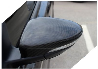 Carbon fiber mirror caps for VW Scirocco from 2009-