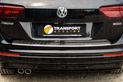 Stainless steel Rear guard for Volkswagen Touareg 2019-