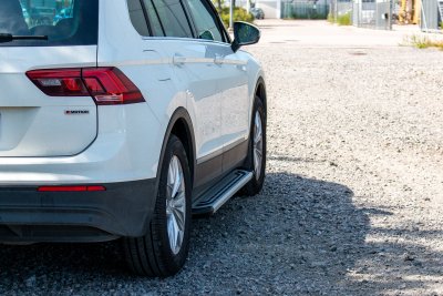 Aluminum steps for Kia Sportage from 2010-2015