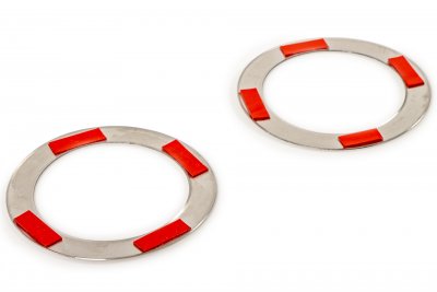 Chrome rings around the cups for VW Transporter T6/T6.1 from 2016-2024