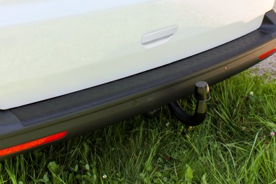 Rear guard Volkswagen Transporter T6.1 2020-2024 | Durkaluminium | Black anodized