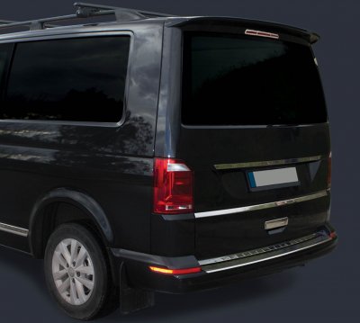 Lamp mask for third brake light in stainless steel for VW Transporter T6/T6.1 from 2016-2024