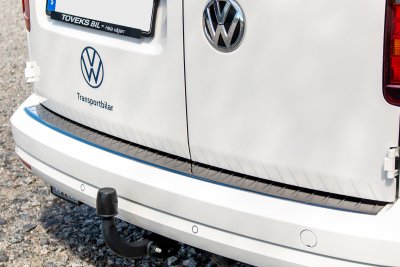 Rear bumper protection in stainless steel for Volkswagen Caddy from 2016-2020